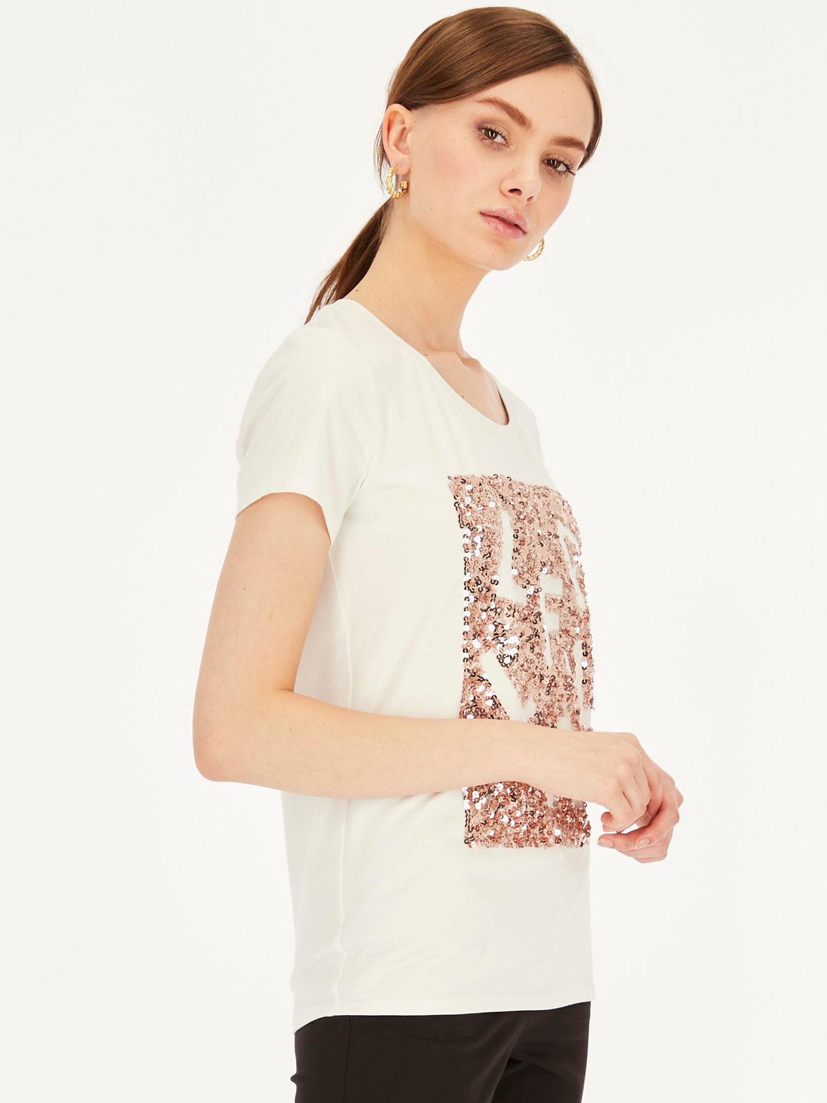 T-shirt Manon biały
